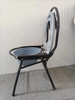 Foldable Powder-Coated Iron Pipe Commode Chair