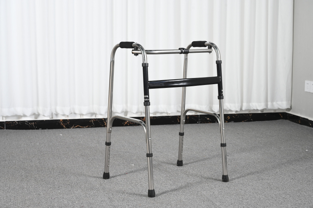 Foldable Stainless Steel Heavy-Load Walking Aid