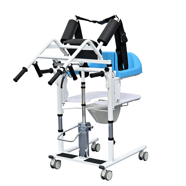  Hydraulic Lift Patient Transfer Chair with PU Cushion