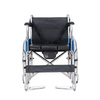 Foldable Premium Manual Wheelchair with Electroplated Frame And Toilet
