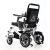 Lightweight Foldable Aluminum Alloy Material Electric Wheelchair with Lithium Battery 