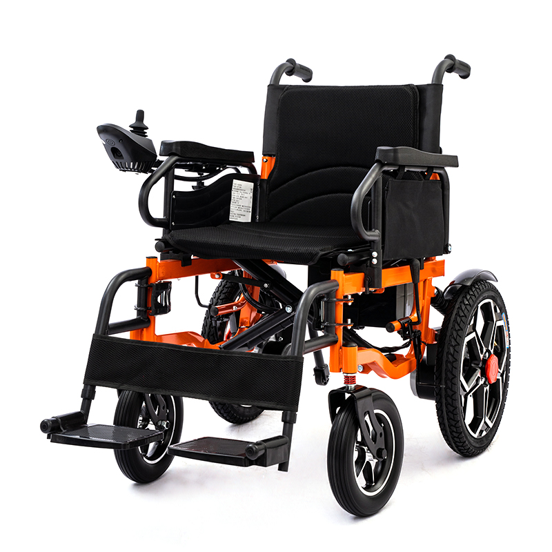 Widened Foldable Lead-acid Battery Electric Wheelchair 