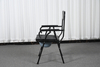 Foldable Powder-Coated Iron Pipe Commode Chair 