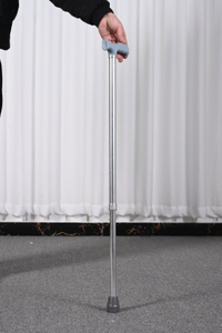 10-Level Adjustable Aluminum Alloy Silver Walking Cane