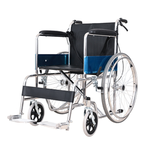 Foldable Premium Manual Wheelchair with Electroplated Frame