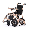 Lightweight Foldable Aluminum Alloy Material Electric Wheelchair with Lithium Battery 