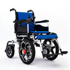 Highly stable foldable electric wheelchair with anti-tipping device