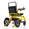 Lightweight Foldable Aluminum Alloy Material Electric Wheelchair with Lithium Battery 