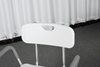 Height-Adjustable Aluminium Alloy Shower Chair with Armrests