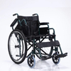 High Quality Foldable Manual Wheelchair with Dark Green Frame