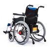 Highly stable foldable electric wheelchair with anti-tipping device