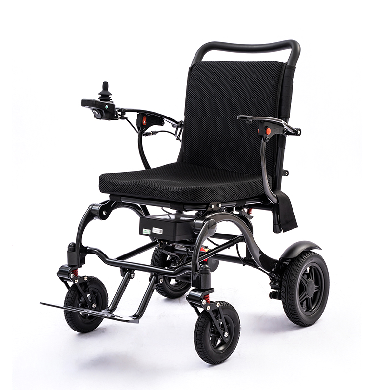 Lightweight Foldable Carbon Fiber Material Electric Wheelchair with Lithium Battery 