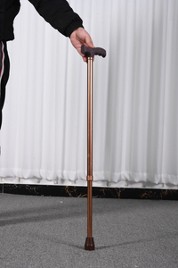 10-Level Adjustable Aluminum Alloy Bronze Walking Cane