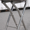 Foldable 4-Leg Stainless Steel Cane Stool