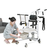 Hydraulic Lift Patient Transfer Chair with Sponge Cushion