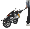 Lightweight Foldable Aluminum Alloy Material Electric Wheelchair with Lithium Battery 