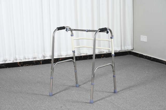 Foldable Stainless Steel Walking Aid