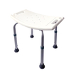 Height Adjustable Aluminium Alloy Shower Chair with Drainage Holes