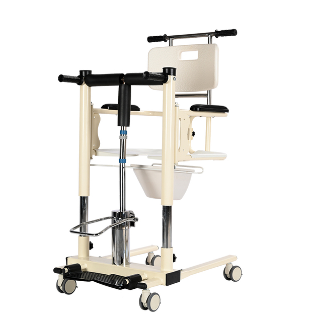 Hydraulic Lift Patient Transfer Chair with Sponge Cushion