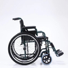 High Quality Foldable Manual Wheelchair with Dark Green Frame