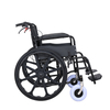WidePlus Foldable Manual Wheelchair with Anti-Tipping Support