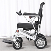 Lightweight Foldable Aluminum Alloy Material Electric Wheelchair with Lithium Battery 