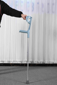 Adjustable Aluminium Alloy Elbow Crutch with Open Cuff