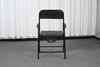 Foldable Powder-Coated Iron Pipe Commode Chair 