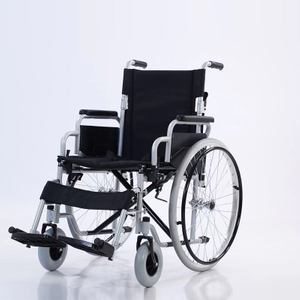 High quality Foldable Manual Wheelchair with Flip-Up PU Armrests & Flame-Retardant Oxford Upholstery