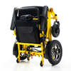 Lightweight Foldable Aluminum Alloy Material Electric Wheelchair with Lithium Battery 