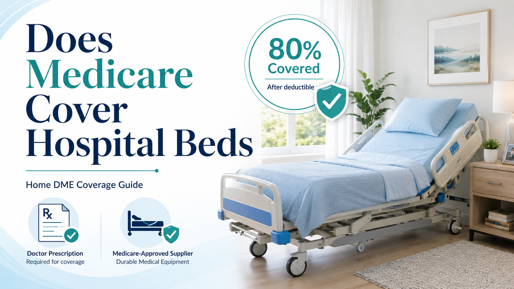 &iquest;Medicare cubre las camas de hospital?