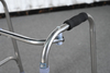Foldable Dual-Wheel Stainless Steel Walking Aid