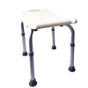 Height Adjustable Aluminium Alloy Shower Chair with Drainage Holes