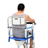 Hydraulic Lift Patient Transfer Chair with Thickened Steel Frame