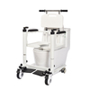 Manual Lift Patient Transfer Chair with Thickened Steel Frame