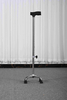 10-Level Adjustable 4-Leg Stainless Steel Walking Cane
