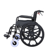 WidePlus Foldable Manual Wheelchair with Anti-Tipping Support