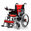 Highly stable foldable electric wheelchair with anti-tipping device