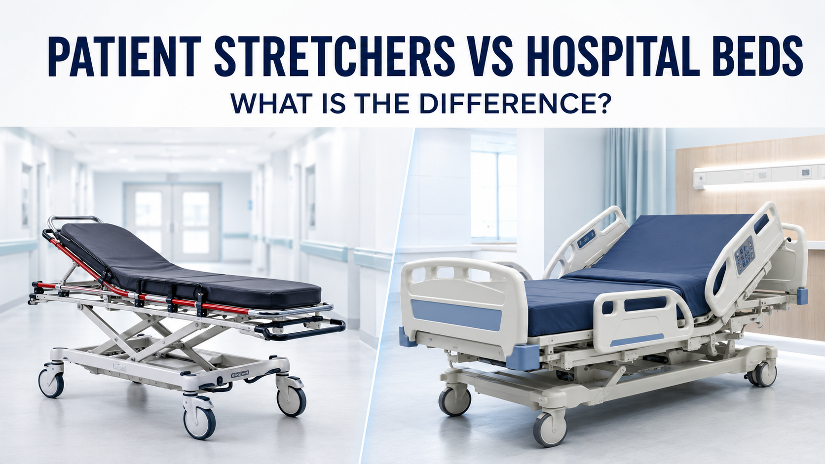 Krankentragen vs. Krankenhausbetten: Was ist der Unterschied?